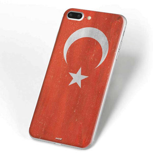Turkish Flag Distressed iPhone 7 Plus Skin