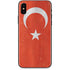 Turkish Flag Distressed iPhone X Skin