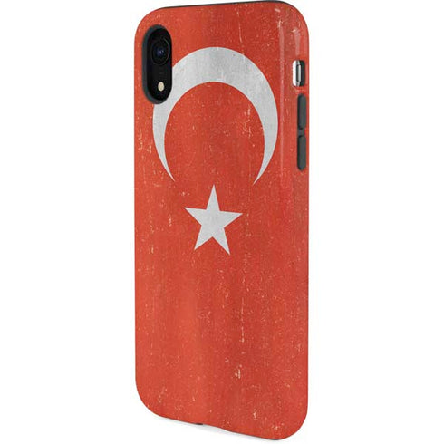 Turkish Flag Distressed iPhone XR Pro Case