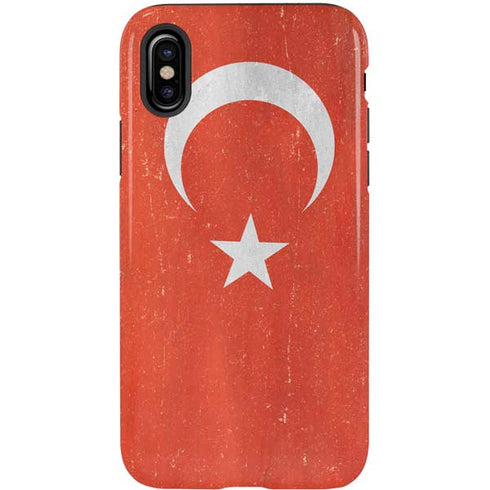 Turkish Flag Distressed iPhone XS Pro Case