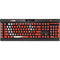 Turkish Flag Distressed K95 RGB PLATINUM Mechanical Gaming Keyboard Skin