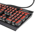 Turkish Flag Distressed K95 RGB PLATINUM Mechanical Gaming Keyboard Skin