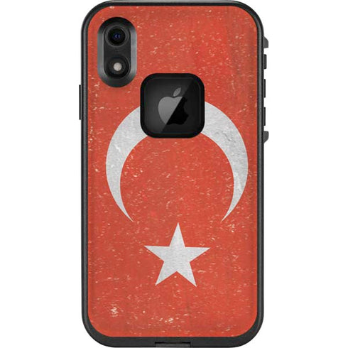 Turkish Flag Distressed LifeProof Fre iPhone Skin