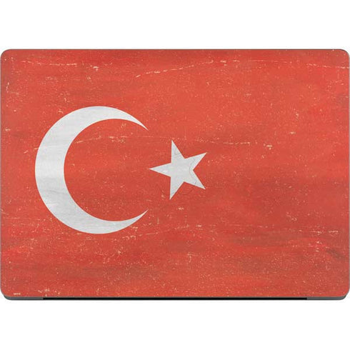 Turkish Flag Distressed MacBook Pro 14in (2021-24) Skin