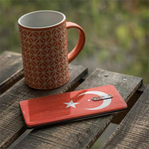 Turkish Flag Distressed OnePlus 7 Pro Skin