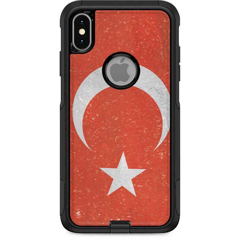 Turkish Flag Distressed Otterbox Commuter iPhone Skin