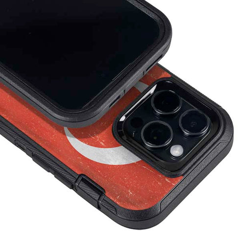 Turkish Flag Distressed Otterbox Defender iPhone Skin