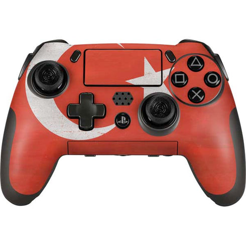 Turkish Flag Distressed PlayStation Scuf Vantage 2 Controller Skin