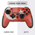 Turkish Flag Distressed PlayStation Scuf Vantage 2 Controller Skin