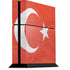 Turkish Flag Distressed PS4 Console Skin