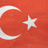 Turkish Flag Distressed PS4 Console Skin