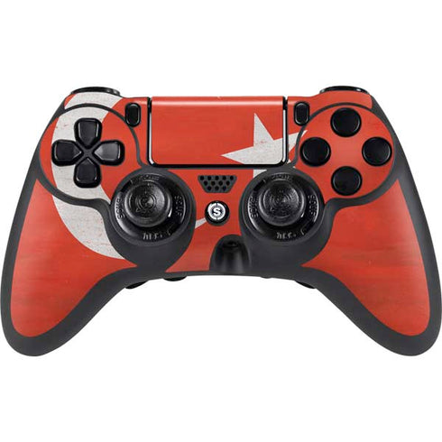 Turkish Flag Distressed PS4/PC SCUF Impact Controller Skin