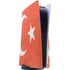 Turkish Flag Distressed PS5 Console Skin