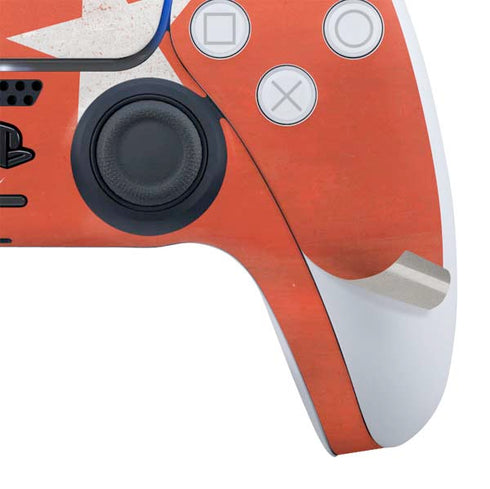 Turkish Flag Distressed PS5 Slim Digital Edition Bundle Skin