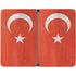 Turkish Flag Distressed Surface Duo Skin