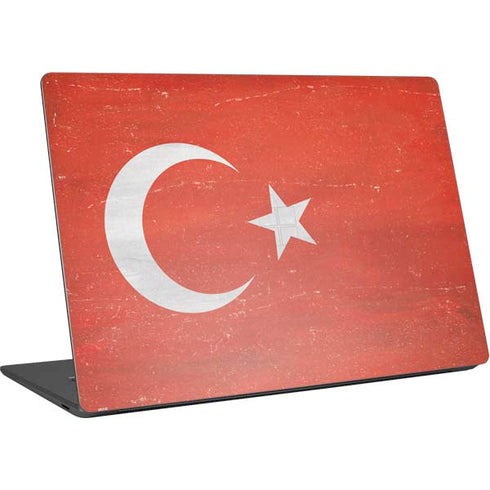 Turkish Flag Distressed Surface Laptop 4 15in Skin