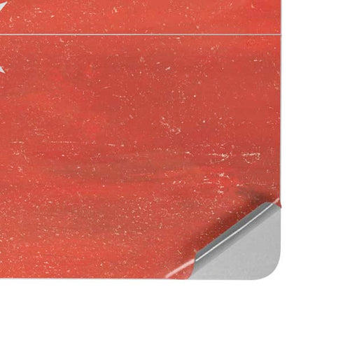 Turkish Flag Distressed Surface Laptop Studio Skin