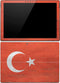 Turkish Flag Distressed Surface Pro 4 Skin