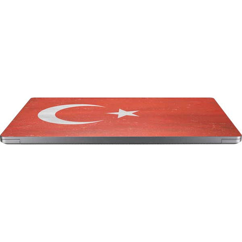 Turkish Flag Distressed Universal Laptop 15in (12.2 x 8.8in) Skin