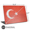 Turkish Flag Distressed Universal Laptop 16.6in (13.4 x 9.7in) Skin