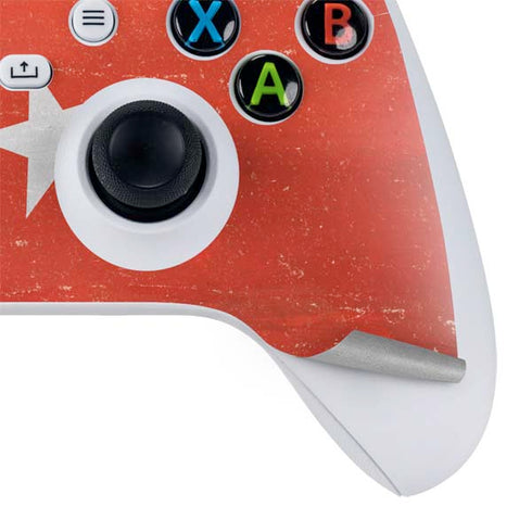 Turkish Flag Distressed Xbox Series S Controller Skin