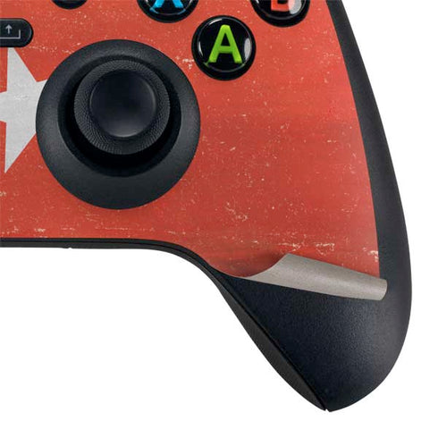 Turkish Flag Distressed Xbox Series X Controller Skin
