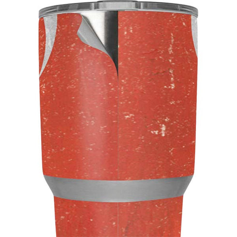 Turkish Flag Distressed Yeti 30oz Rambler Tumbler Skin
