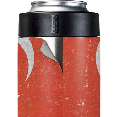 Turkish Flag Distressed Yeti Colster Can Insulator Skin