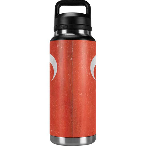 Turkish Flag Distressed YETI Rambler 36oz Bottle Skin