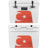 Turkish Flag Distressed YETI Tundra 35 Hard Cooler Skin