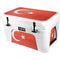 Turkish Flag Distressed YETI Tundra 45 Hard Cooler Skin