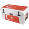 Turkish Flag Distressed YETI Tundra 65 Hard Cooler Skin