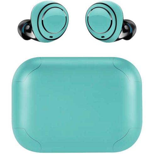 Turquoise Blue Solid Amazon Echo Buds Skin