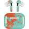 Turquoise and Orange Marble AirPods Pro 2nd Gen Skin