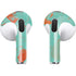 Turquoise and Orange Marble Apple AirPods (3rd Gen 2021) Skin