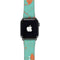 Turquoise and Orange Marble Apple Watch Band 42-44mm