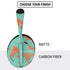 Turquoise and Orange Marble Bose Noise Cancelling Headphones 700 Skin