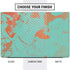 Turquoise and Orange Marble Dell Vostro Skin