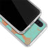 Turquoise and Orange Marble Galaxy A50 Clear Case