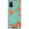 Turquoise and Orange Marble Galaxy A51 5G Clear Case