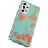 Turquoise and Orange Marble Galaxy A53 5G Clear Case