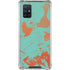 Turquoise and Orange Marble Galaxy A71 5G Clear Case