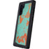 Turquoise and Orange Marble Galaxy Note 10 Waterproof Case
