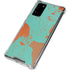 Turquoise and Orange Marble Galaxy Note20 5G Clear Case