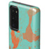 Turquoise and Orange Marble Galaxy Note20 5G Pro Case