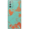 Turquoise and Orange Marble Galaxy Note20 5G Skin