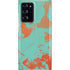 Turquoise and Orange Marble Galaxy Note20 Ultra 5G Lite Case