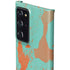 Turquoise and Orange Marble Galaxy Note20 Ultra 5G Lite Case