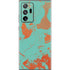 Turquoise and Orange Marble Galaxy Note20 Ultra 5G Skin