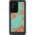 Turquoise and Orange Marble Galaxy Note20 Ultra 5G Waterproof Case